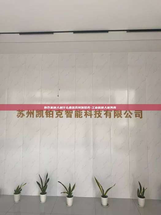 协作机器人是什么意思苏州凯铂克-工业机器人服务商